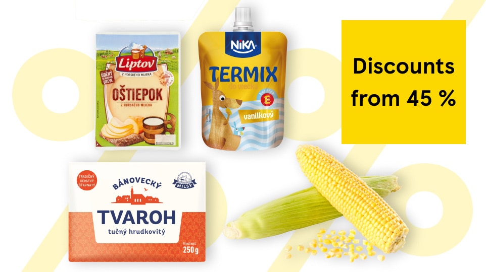 The tastiest prices with discounts from 45 % off