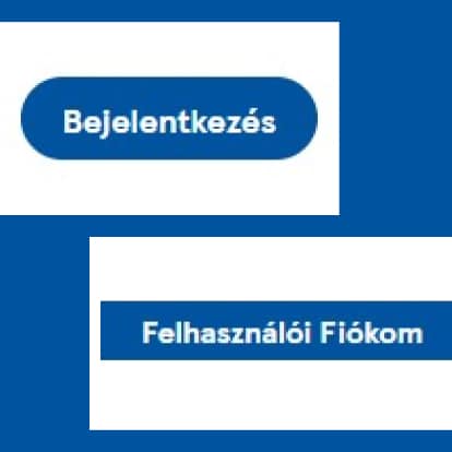 Bejelentkezés után kattints a Felhasználói Fiókom menüpontra
