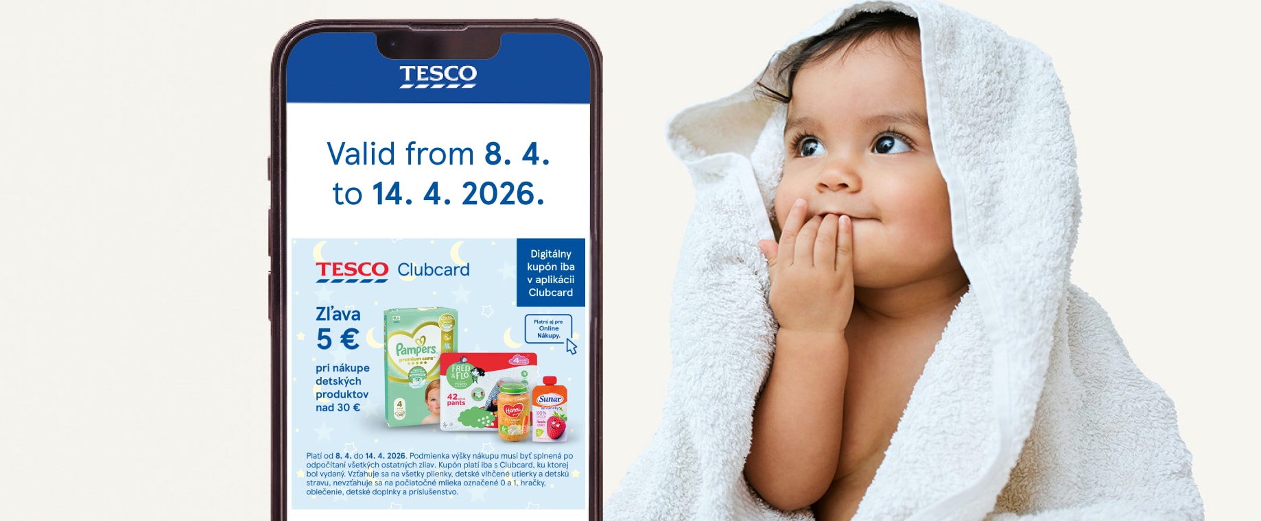 Save 5 € on shopping for your little ones