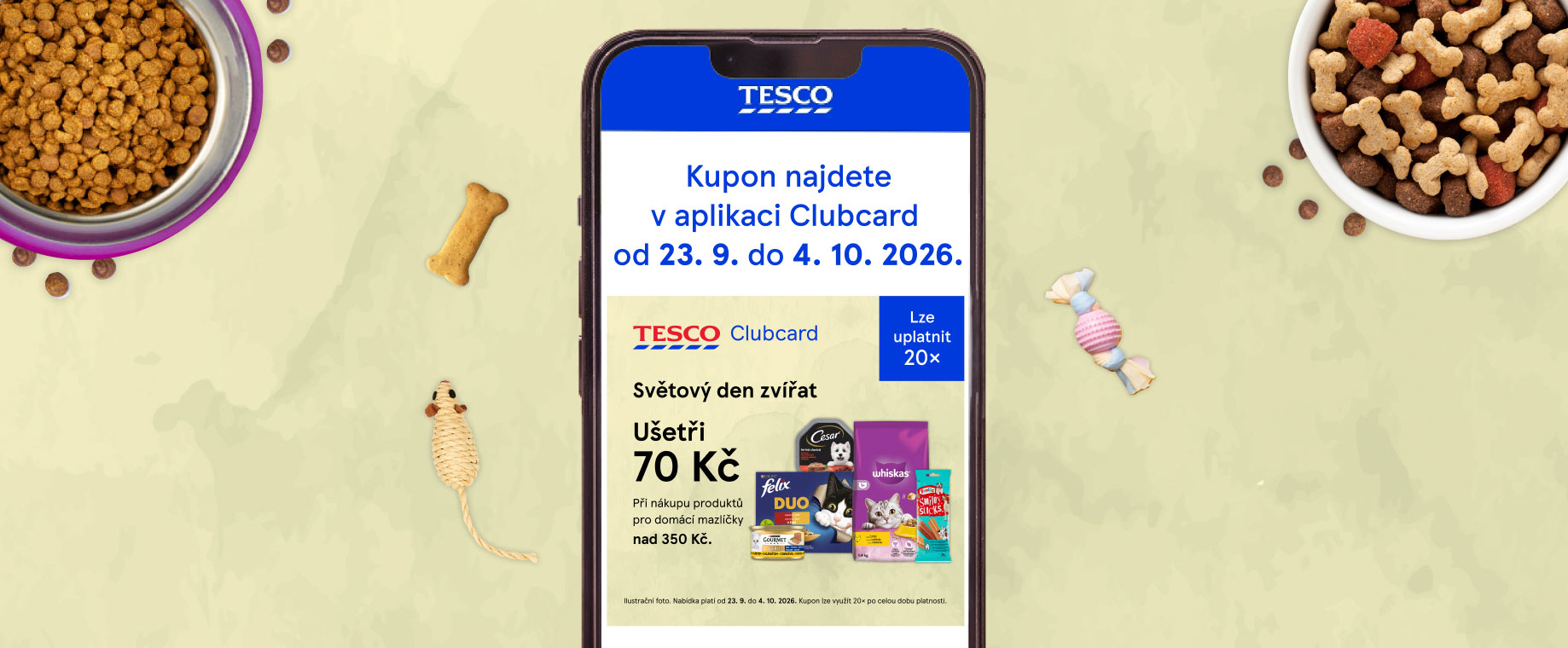 Ušetřete s kuponem v aplikaci Clubcard