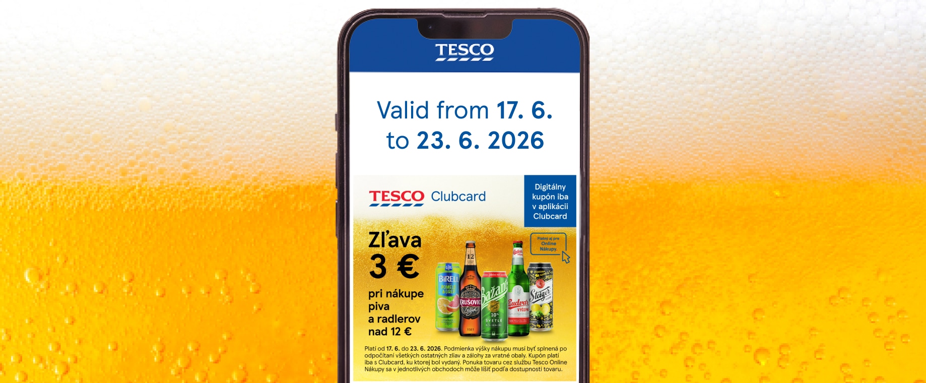Buy a beer for today and also in stock