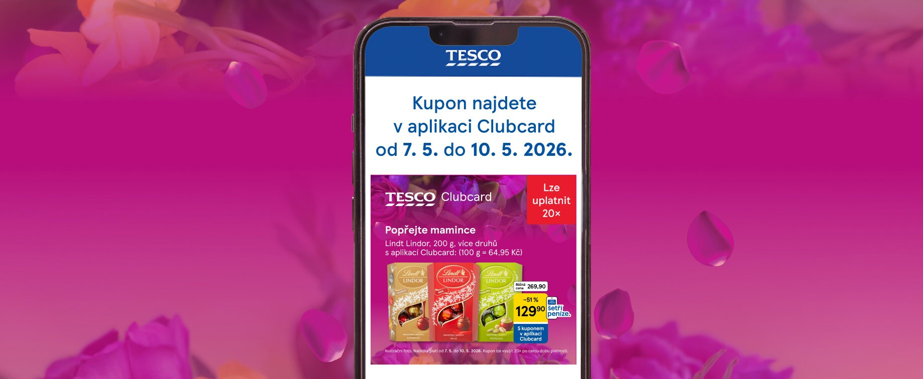 Ušetřete s kuponem v aplikaci Clubcard
