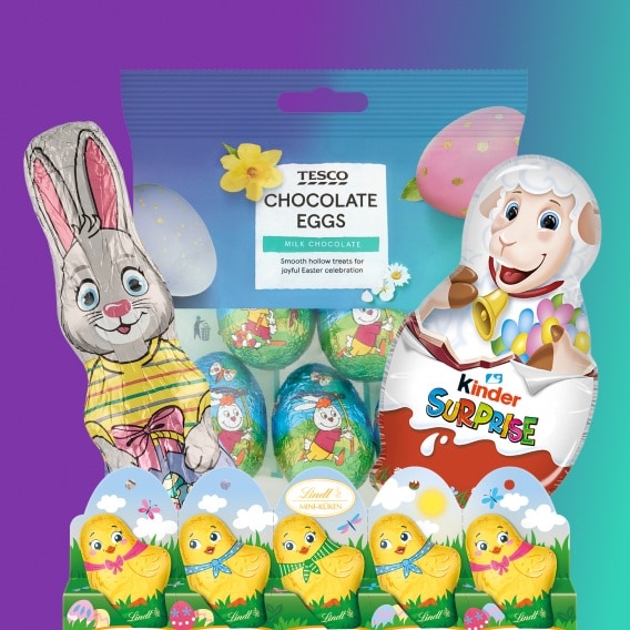 Chocolate eggs & figurines