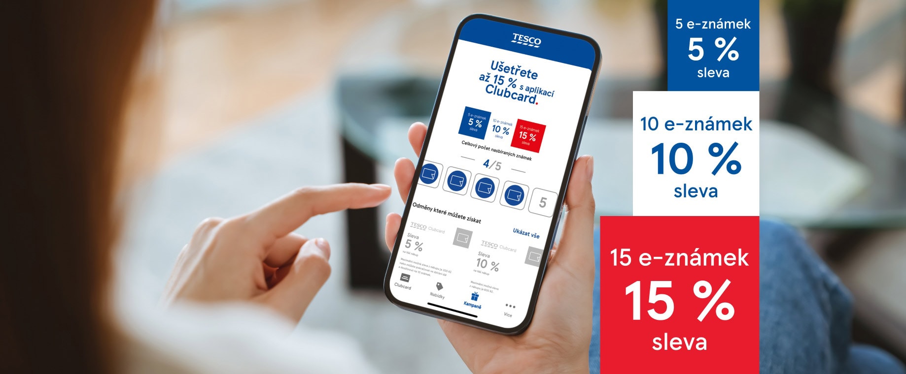 Ušetřete až 15 % s aplikací Clubcard