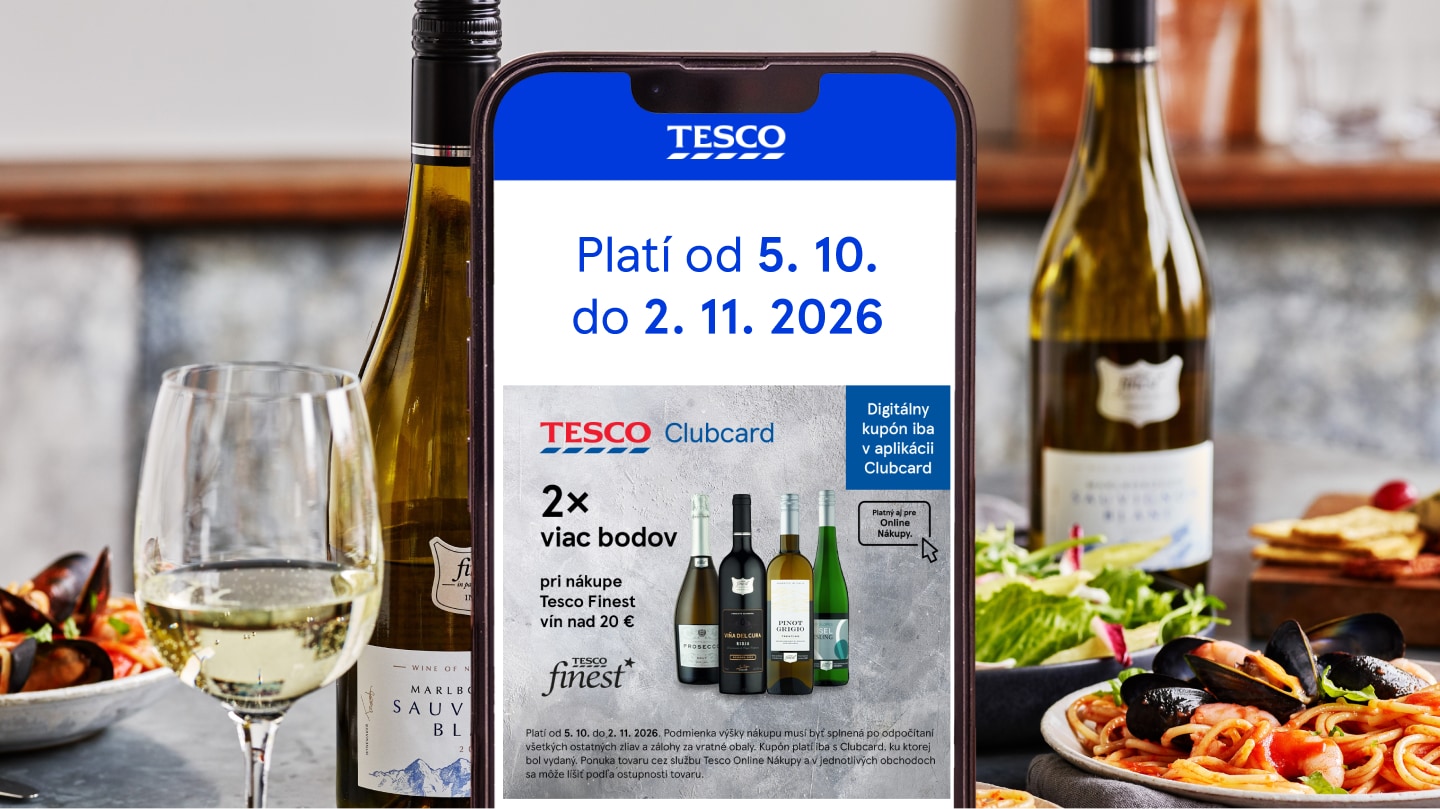 Vychutnajte si Tesco Finest naplno