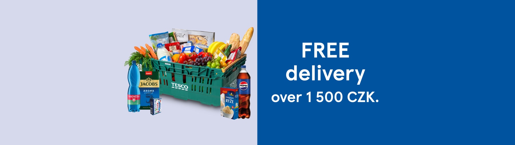 FREE delivery over 1 500 CZK.