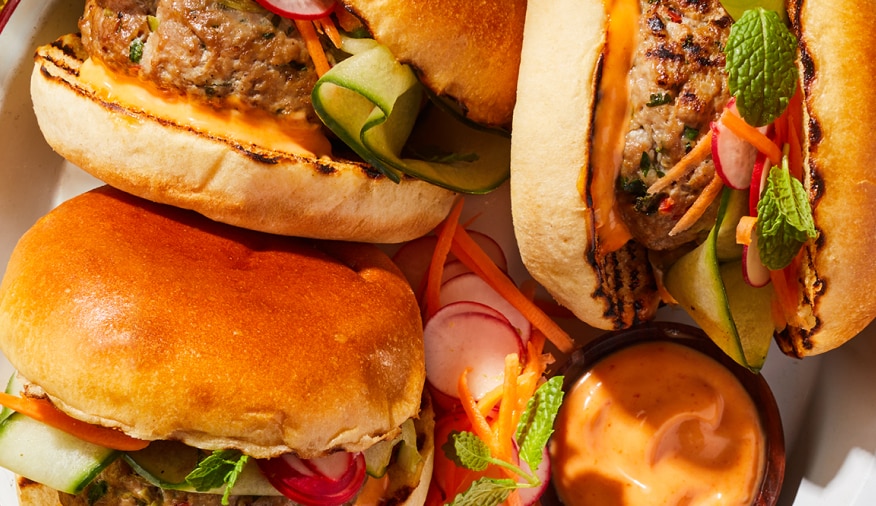 Hotové hamburgery
