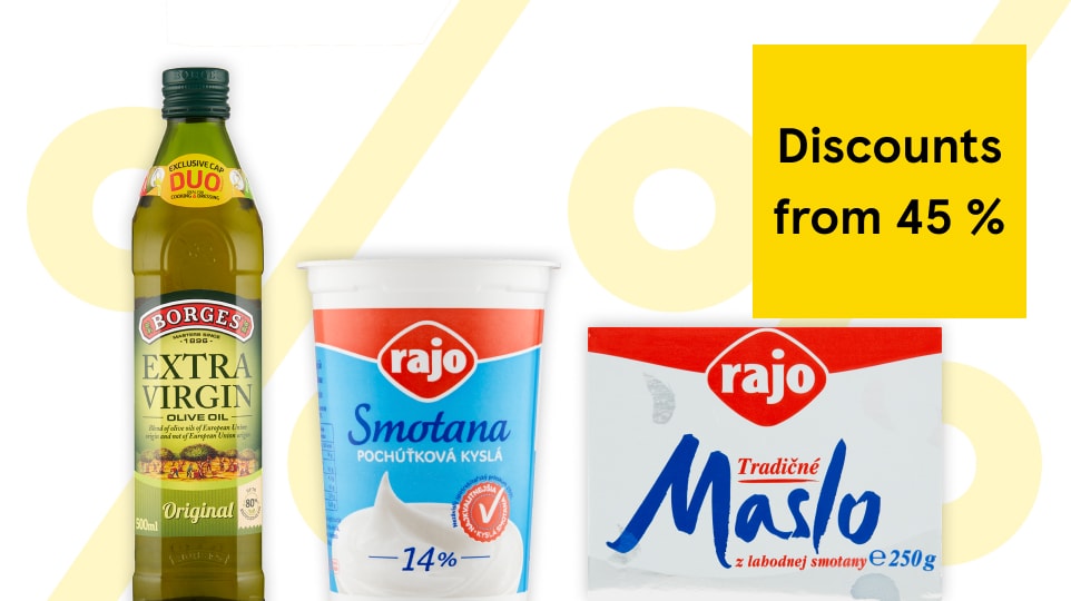 The tastiest prices with discounts from 45 % off
