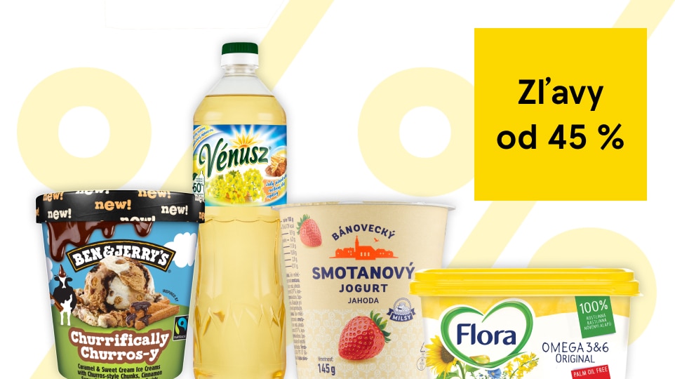 Najchutnejšie ceny so zľavou od 45 %