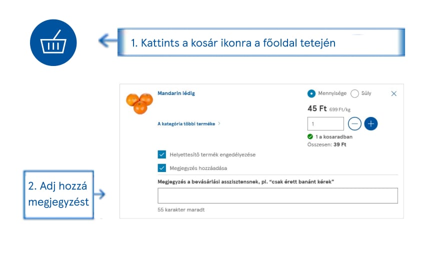 Termékmegjegyzések – add meg a preferenciáidat