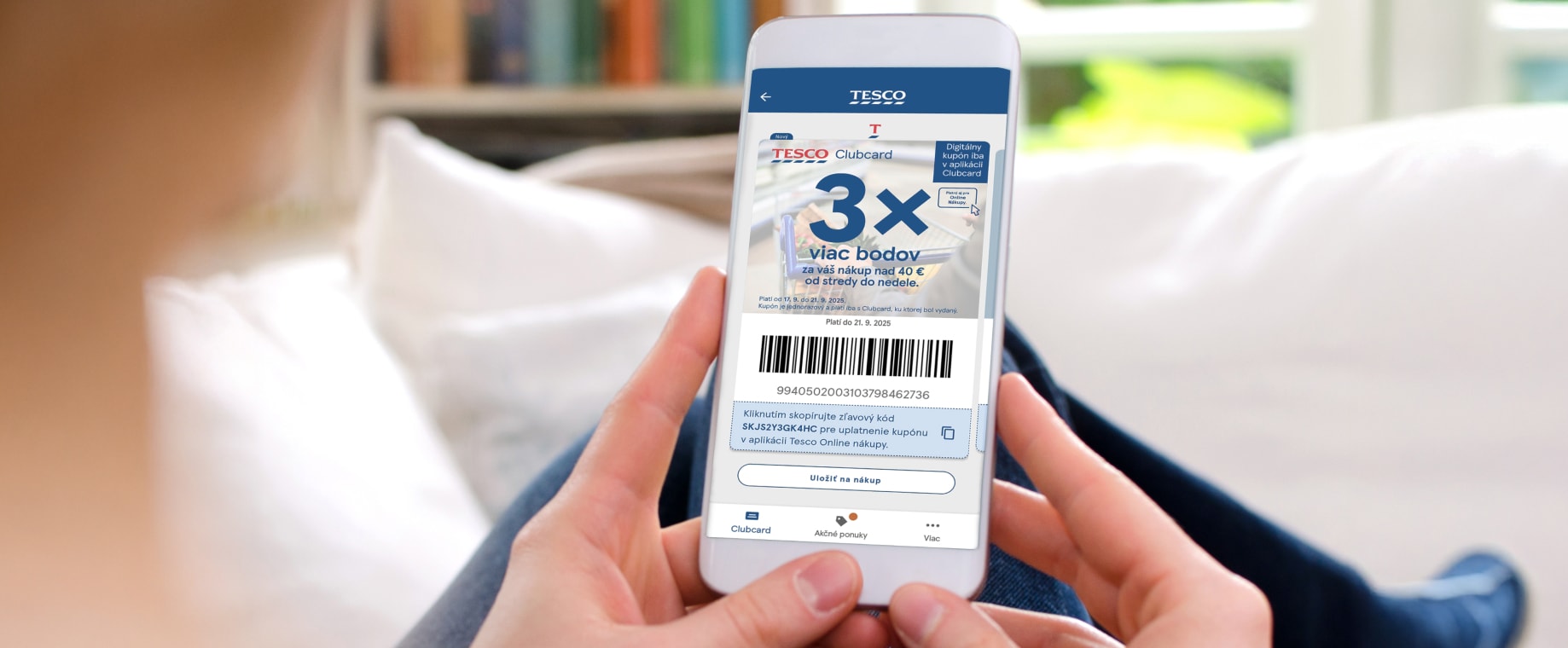 Získajte 3x viac Clubcard bodov!