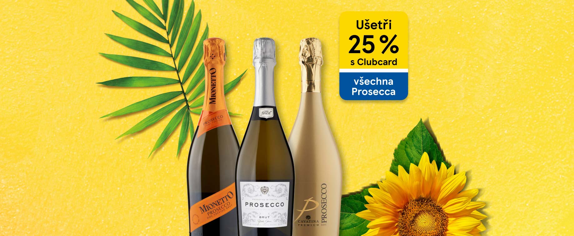 Prosecca s Clubcard -25%