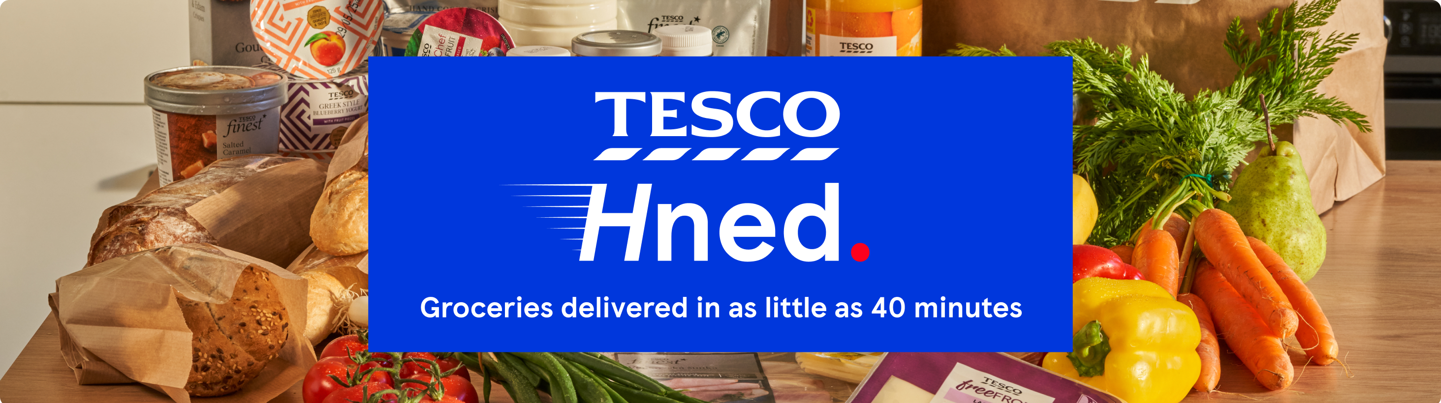 Groceries delivered in as little as 40 minutes
