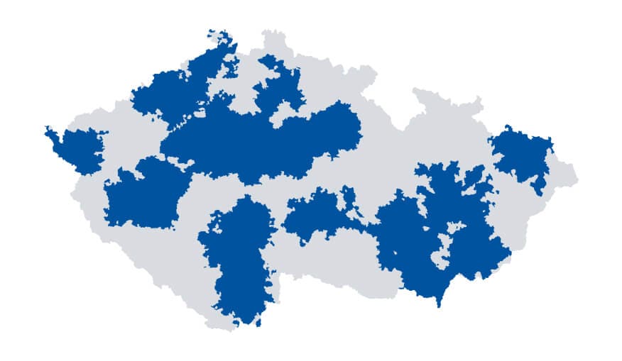 Wide delivery area