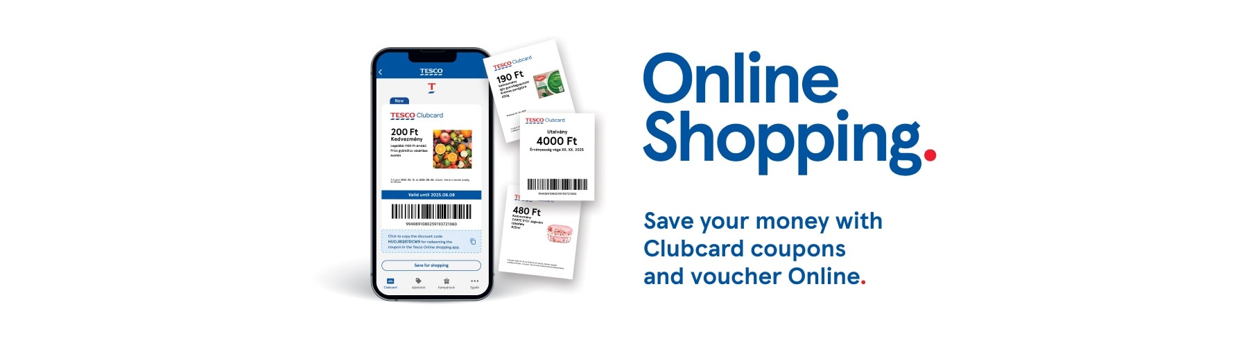 Offers  up to half price, with Clubcard app coupon. 