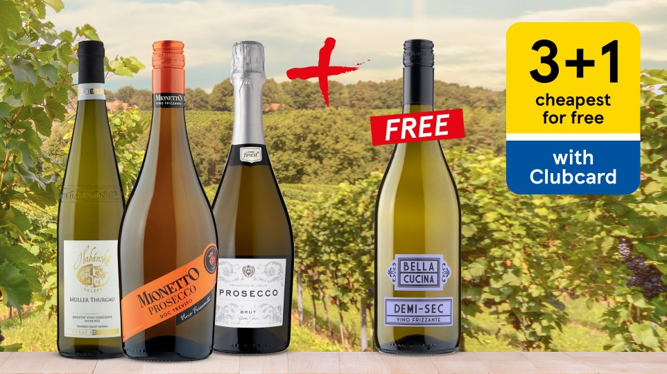 Wines 3+1 with Clubcard