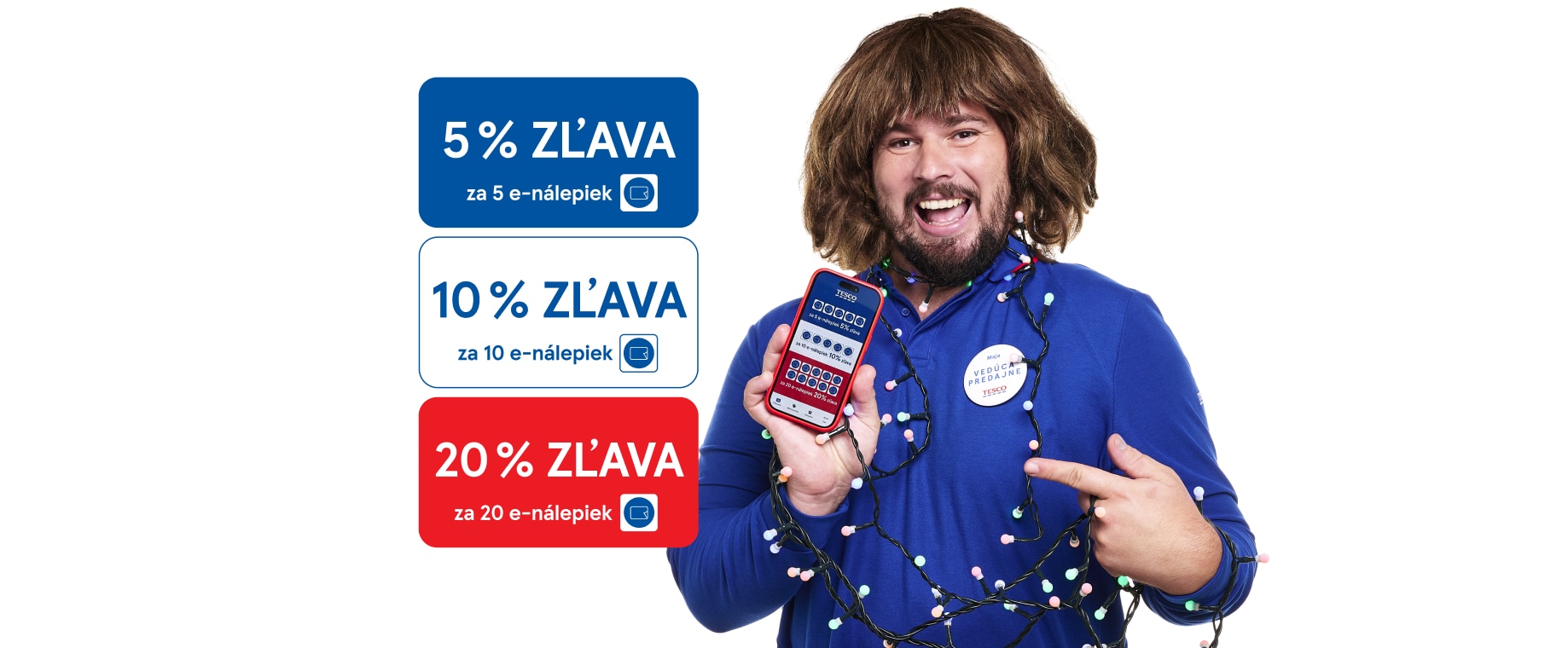 Zbierajte e-nálepky a ušetrite