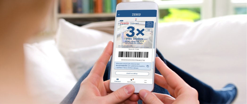 Get 3x more Clubcard points!