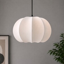 CGC Lighting Natalia Cloud Dancer White Oval Distressed Silk Lampshade