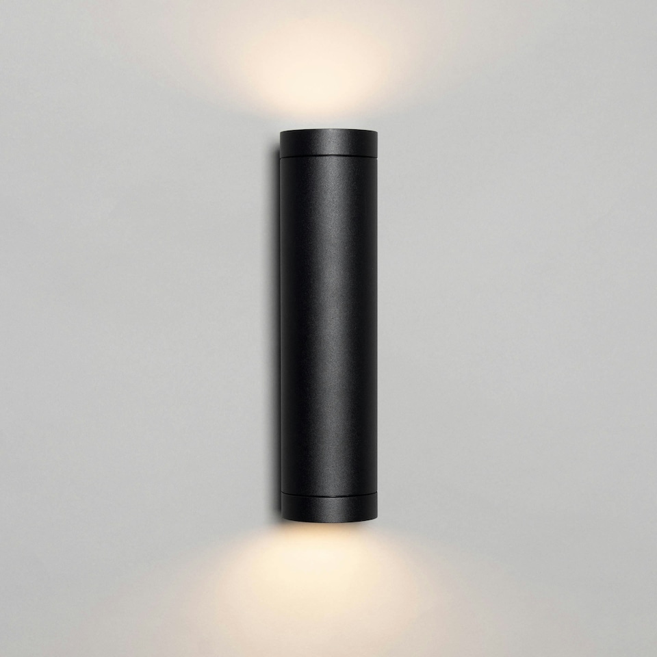 image 1 of BHS Polo Outdoor Wall Light, Black