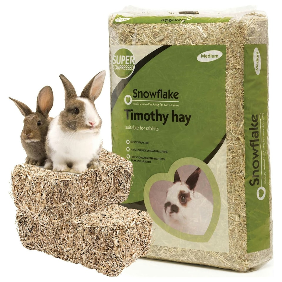 image 1 of 1 Bag (1.5kg) Timothy Hay Natural Fibre Grass Dust Extracted For Rabbits, Guinea Pigs, Hamsters & Degus