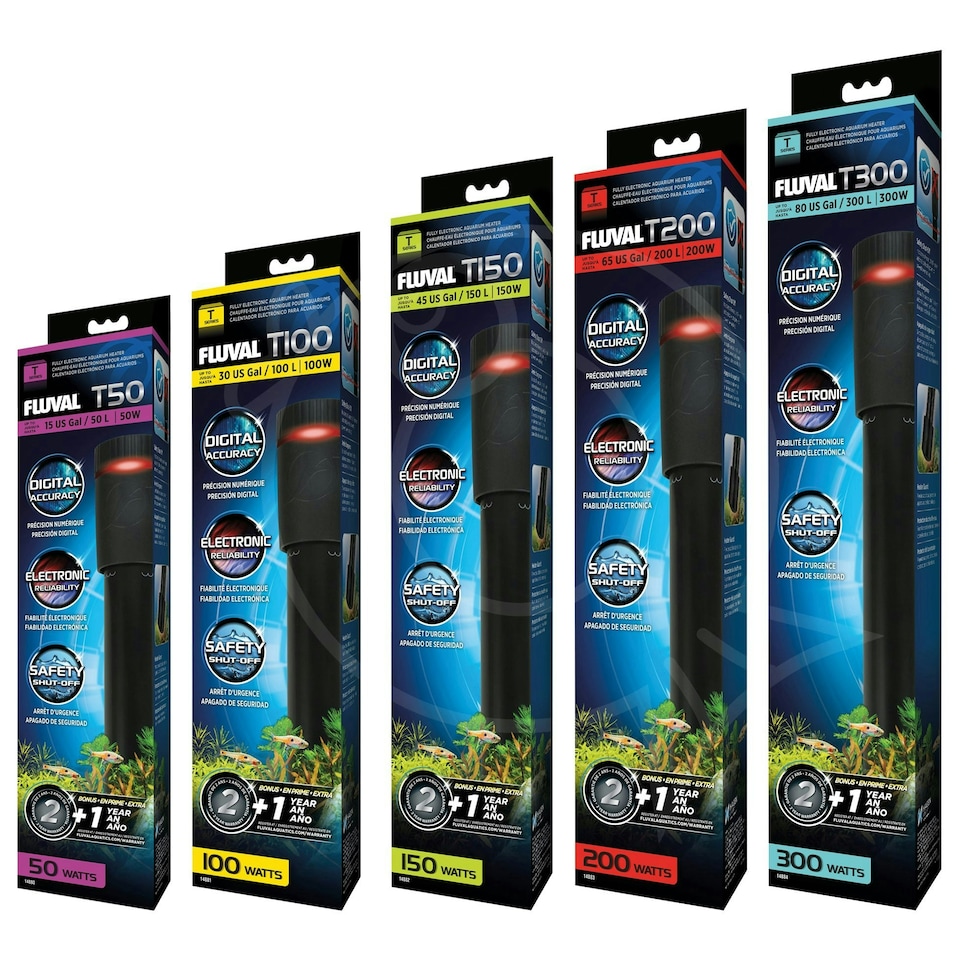 image 1 of Fluval T-Series Aquarium Heaters N/A