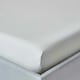 image 1 of Homescapes Silver Grey Egyptian Cotton Fitted Sheet 200 TC, Small Double | Silver | Small Double