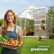 image 8 of Aluminium greenhouse with foundation, UV-resistant