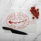 image 2 of Santa Claus Air Mail Dining Glass Chopping Board | Multi