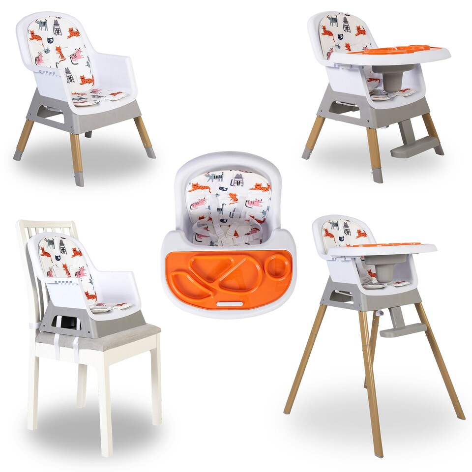 image 1 of Red Kite Feed Me Snak 4 in 1 Highchair/Lo Chair/Toddler Chair/Booster Seat
