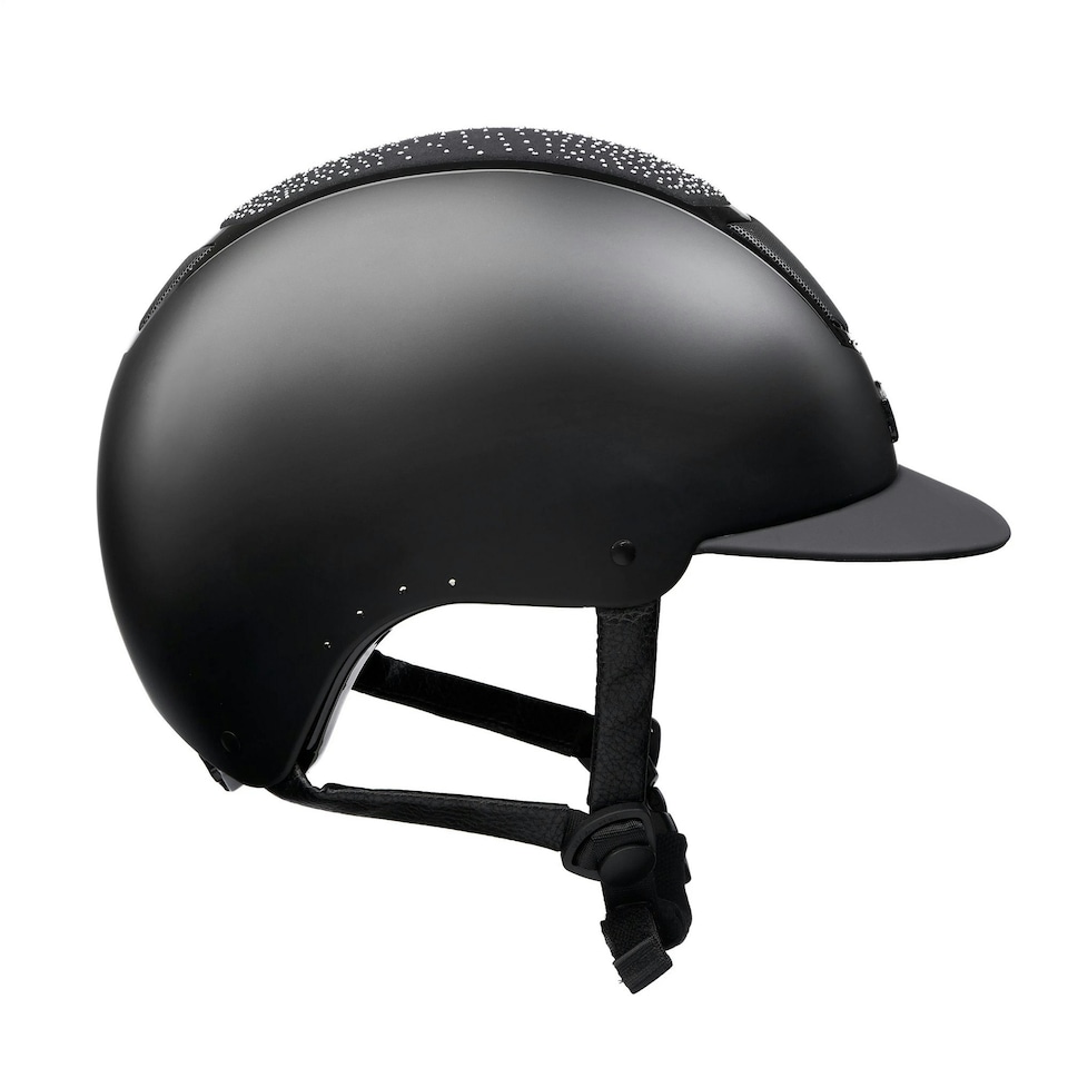 image 1 of Karben Unisex Adult Stella Fixed Peak Riding Hat - Black - 53cm - 55cm Black | 53cm - 55cm