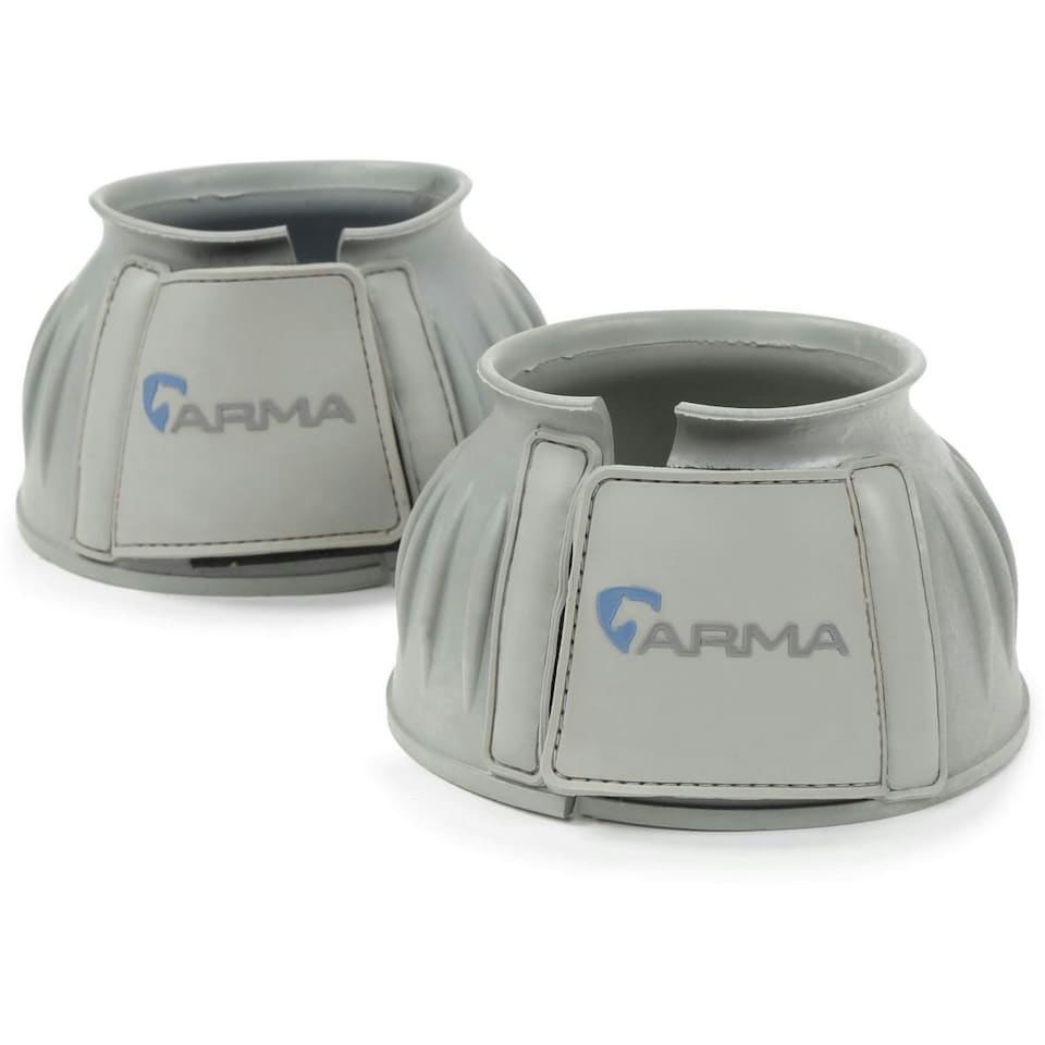 image 1 of ARMA Touch Close Horse Overreach Boots - Grey - Cob