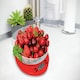 image 6 of CKSP01-Casa - Kitchen Scale W/ Clear Bowl - Fresco Red