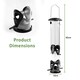 image 2 of Large Hanging Garden Bird Seed Feeder for Garden Song Wild Birds