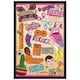 image 1 of Black Wooden Framed Sex Education Infographic Maxi Poster