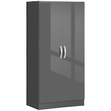 HOMCOM Modern Wardrobe Closet, Clothes Cabinet