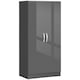 image 1 of HOMCOM Modern Wardrobe Closet, Clothes Cabinet