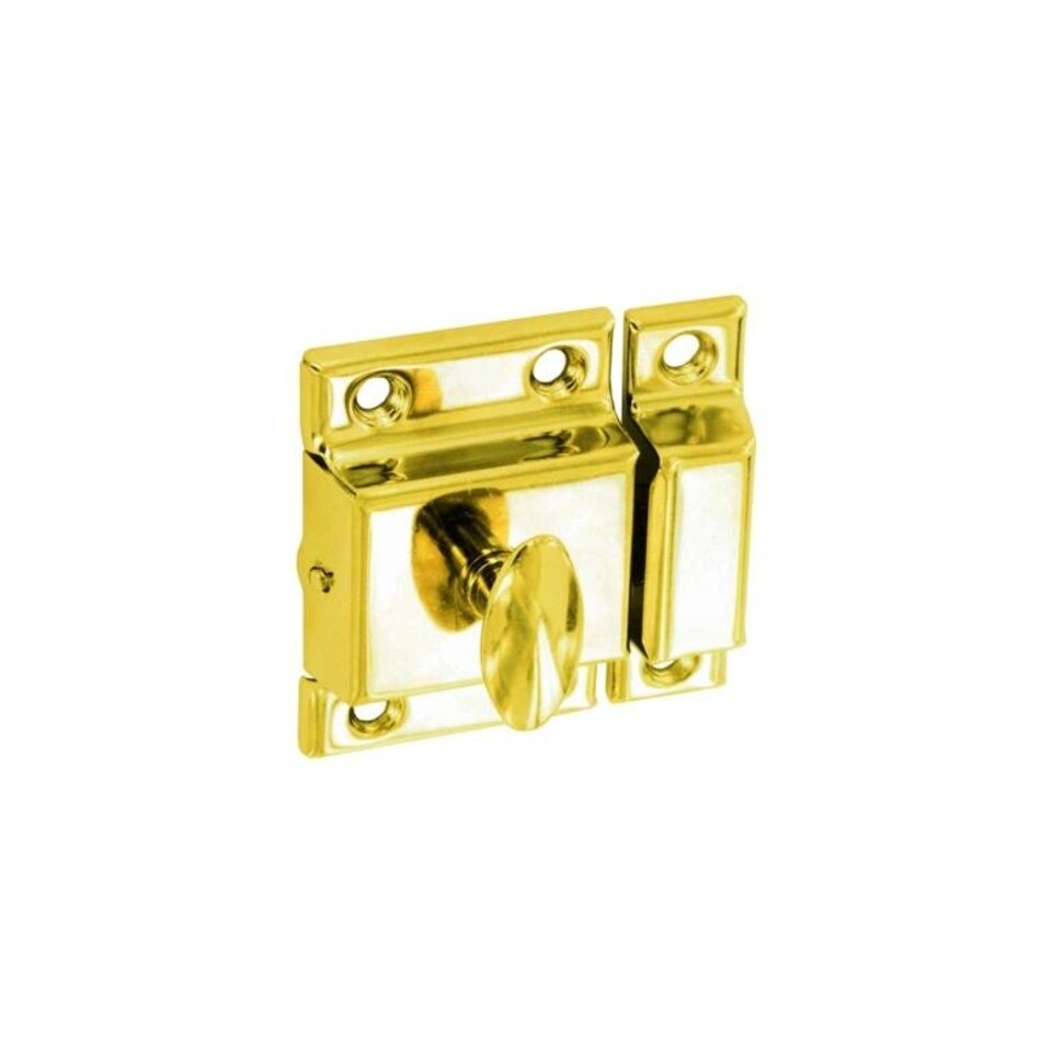 Securit Brass Plated Cupboard Handle - Gold - 50mm