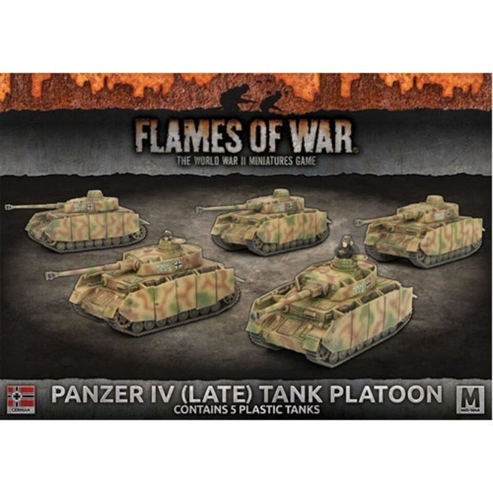 Flames of War: Panzer IV (Late) Tank Platoon
