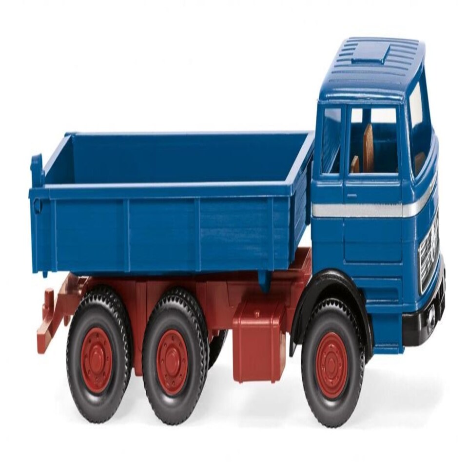 Wiking MB Flatbed Tipper Azure Blue 1971-74