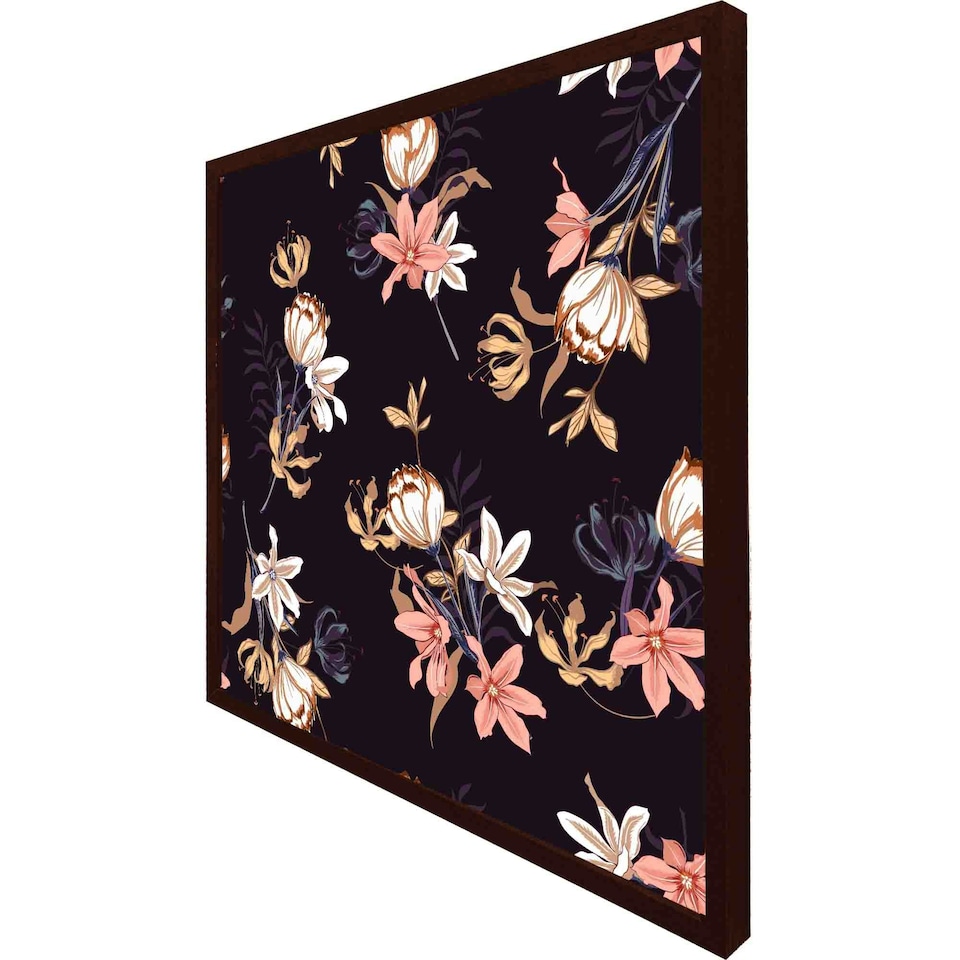 image 1 of Blossoming flowers (Picutre Frame) White | XS