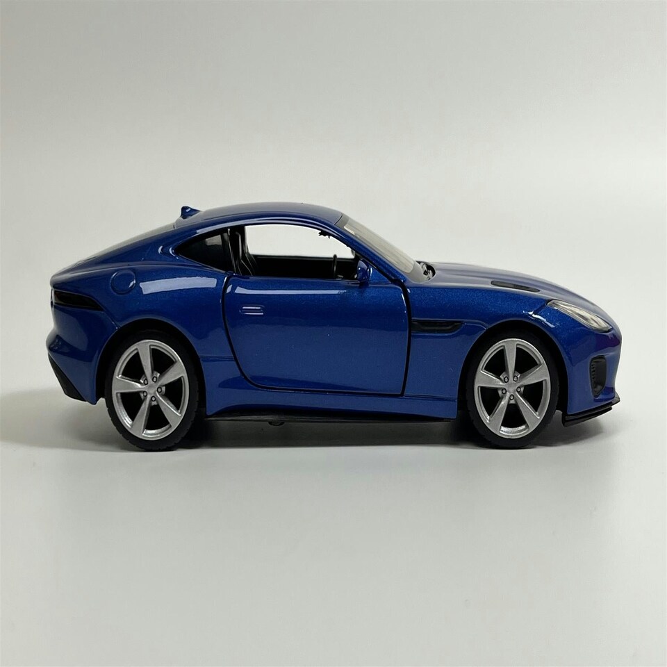 image 1 of Jaguar F Type Blue LHD 1:36 Scale Pull & Go Tayumo 36100031