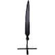 image 1 of 3m Waterproof Cover for Hanging Banana Cantilever Garden Parasol in Black Black