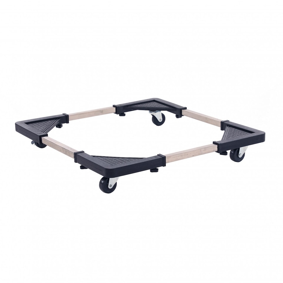 image 1 of Adjustable Appliance Fridge Freezer Mover Trolley Dolly Washing Machine Base