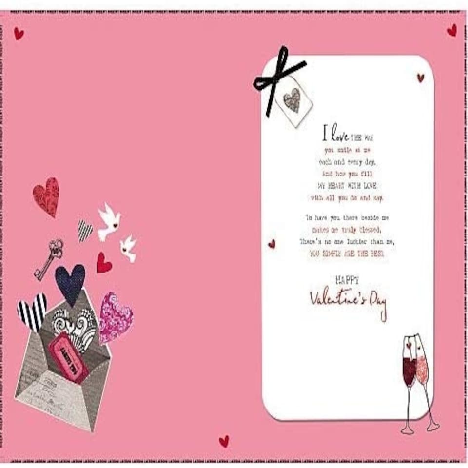 image 1 of Valentine's Day Card For The Woman in My Life with Bow