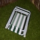 image 2 of 3 Pack of Folding Camping / Picnic Chair in Green and White Garden Patio | Green | Green