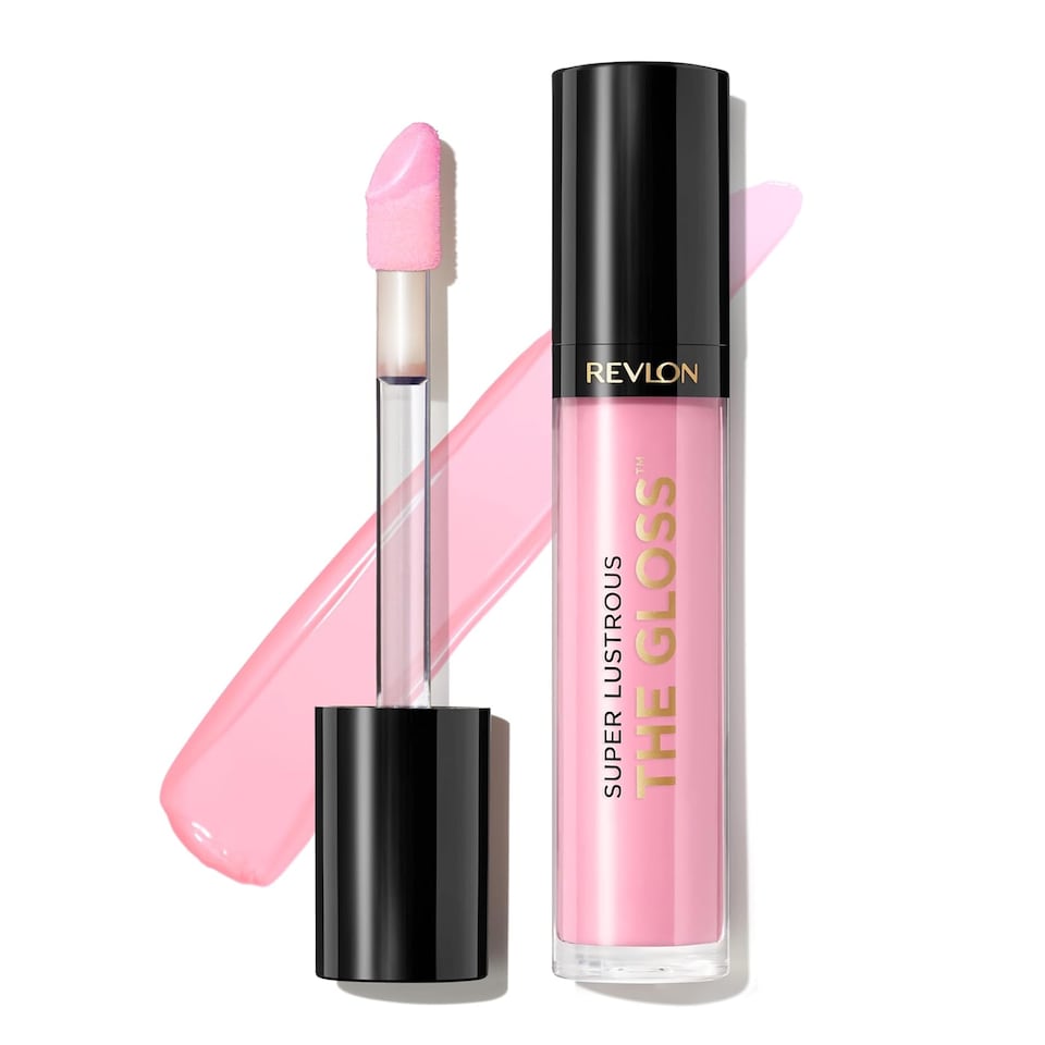 image 1 of Revlon Super Lustrous Lip Gloss, Sky Pink High Shine Finish Hydrating Lip Color