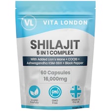 Himalayan Shilajit Capsules - 5 In 1 Complex - 16,000mg - 60 Capsules