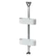 image 5 of Showerdrape Elements White 2 Tier Basket Hanging Shower Caddy
