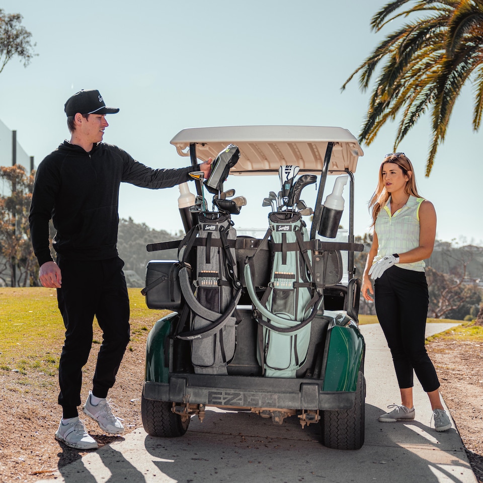 image 1 of El Camino Golf Bag - Heather Grey